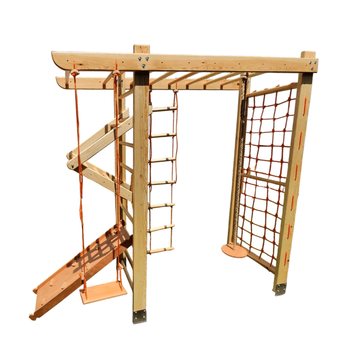 Cage Ecureuil Échelle Suédoise Sport-2-220 - Espalier En Bois Avec Cage Ecureuil Échelle Suédoise Sport-2-220 - Espalier En Bois Avec