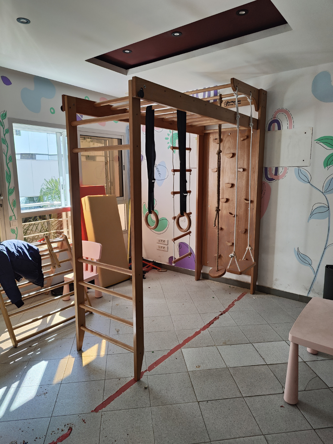 Échelle Suédoise Pliable avec Toboggans