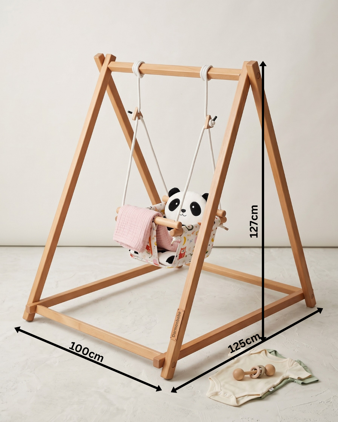 Balançoire Bébé en Bois