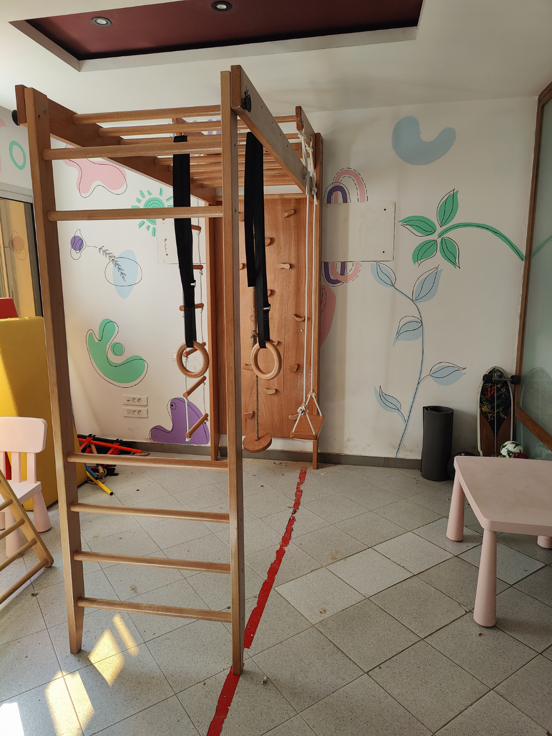 Échelle Suédoise Pliable avec Toboggans