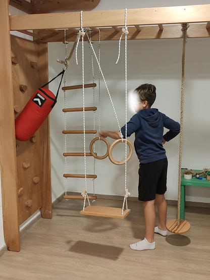 Échelle Suédoise Pliable avec Toboggans
