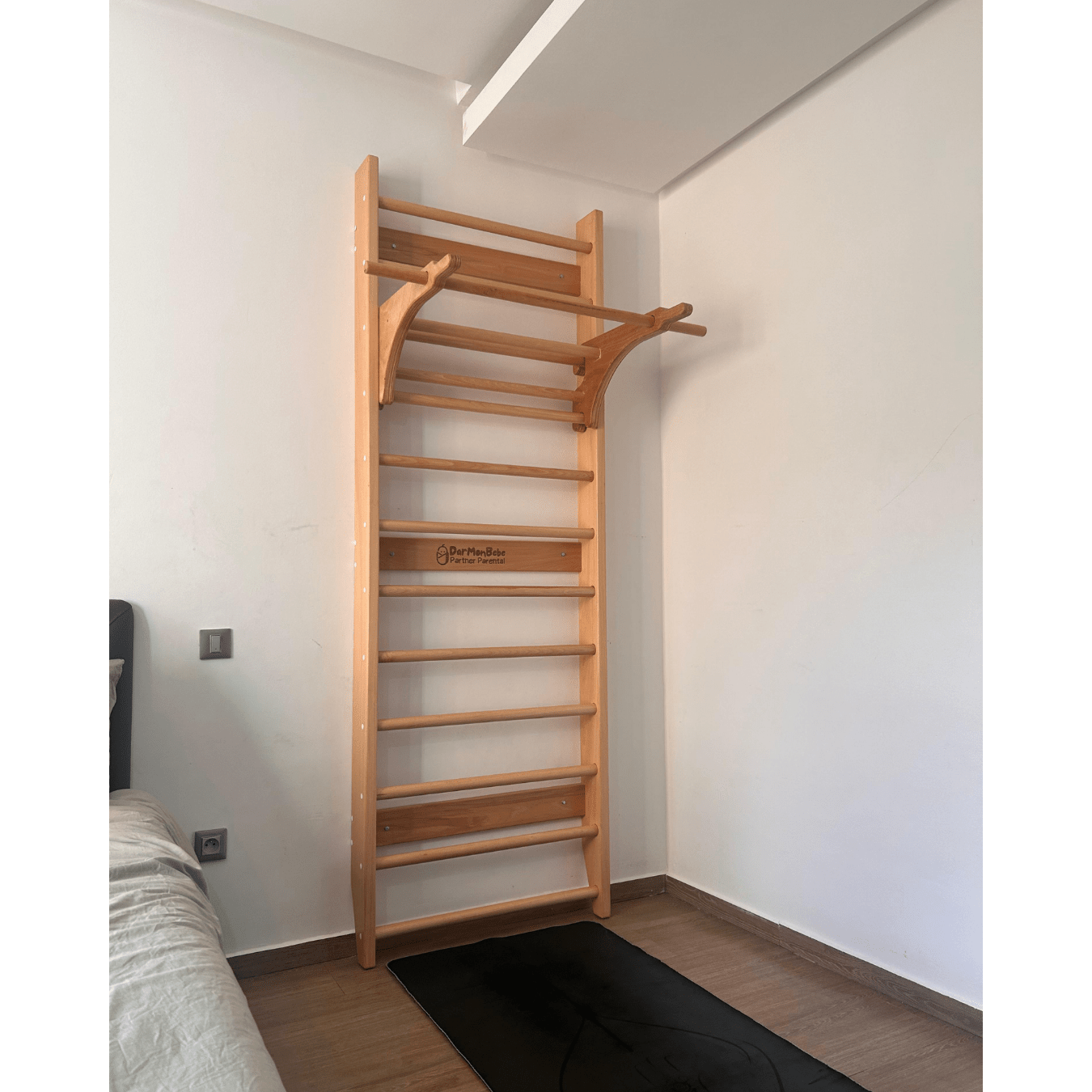 Équipement sport maison enfants adultes - bois naturel hêtre premium