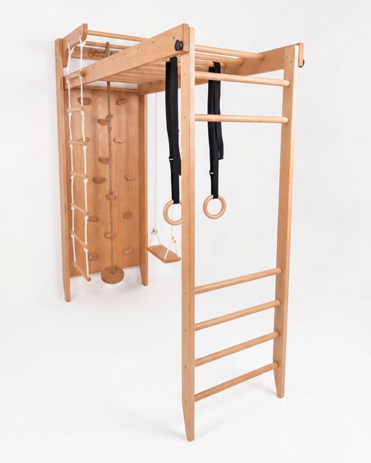 Échelle Suédoise Pliable avec Toboggans