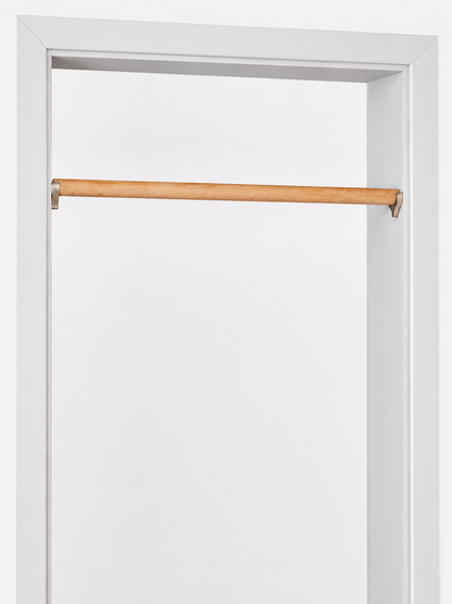 Barre de Traction Multi-Activités pour Cadre de Porte – Bois & Inox