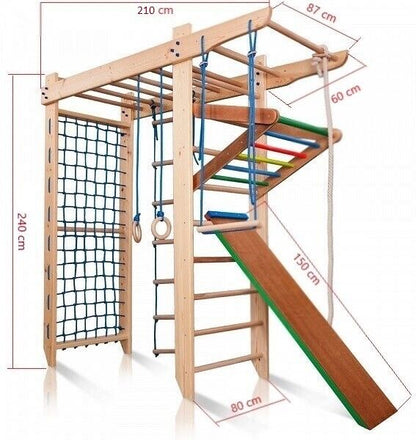 Échelle Suédoise Pro 4 - Terrain de Jeu - Darmonbebe