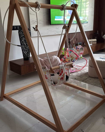 Balançoire Bébé en Bois