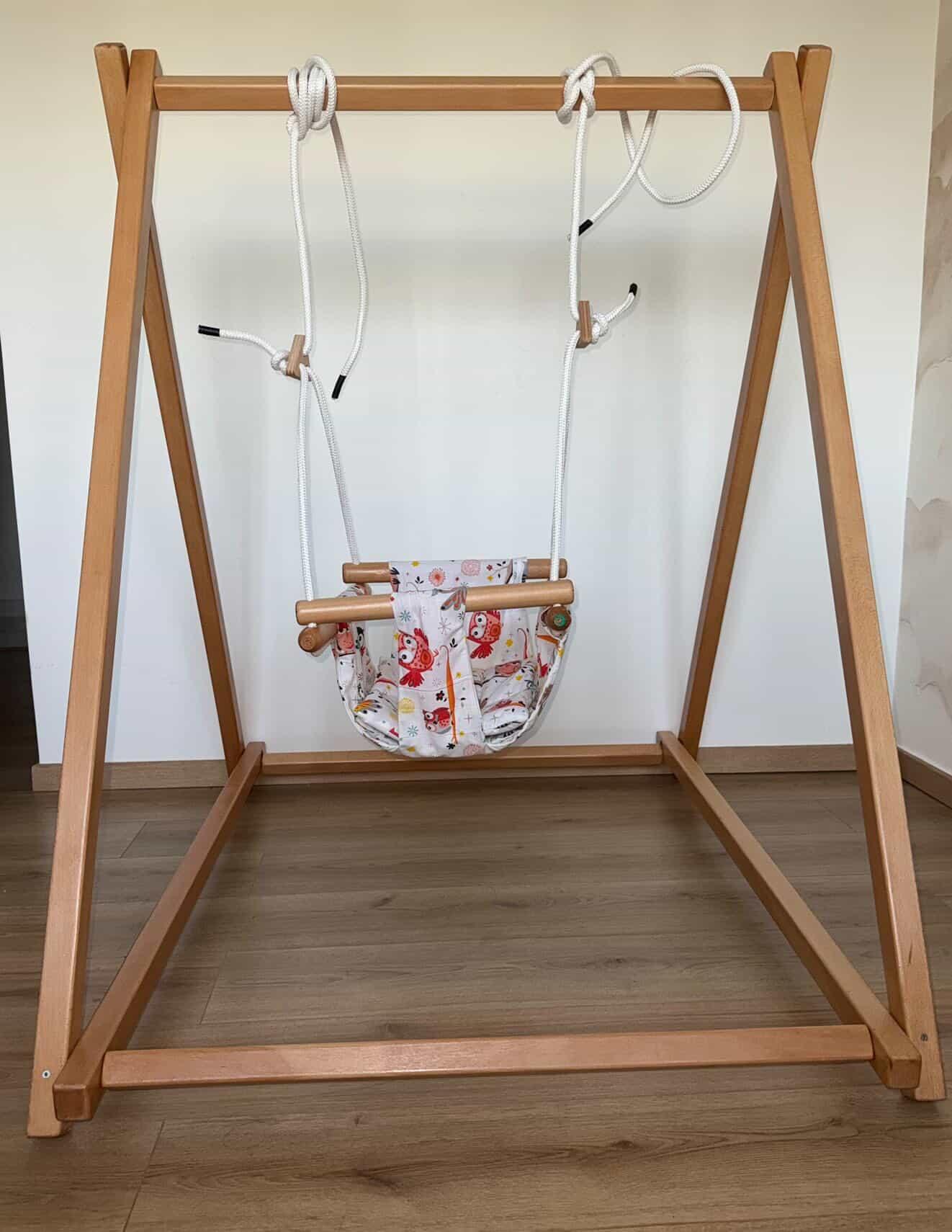 Balançoire Bébé en Bois