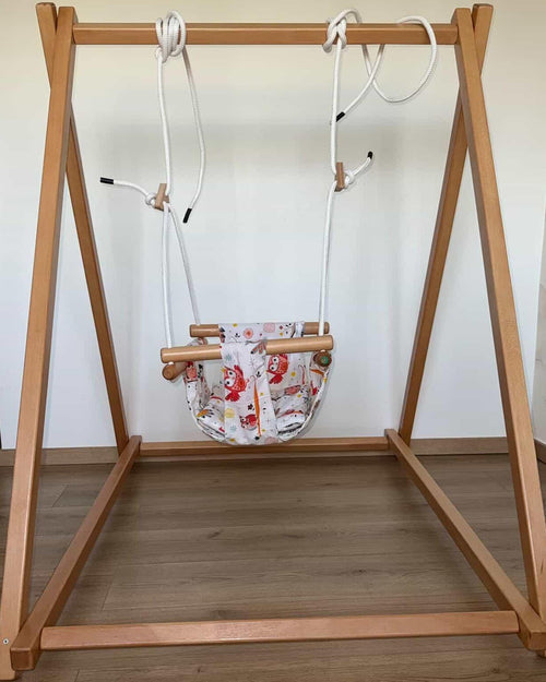 Balançoire Bébé en Bois