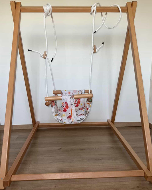 Balançoire Bébé en Bois