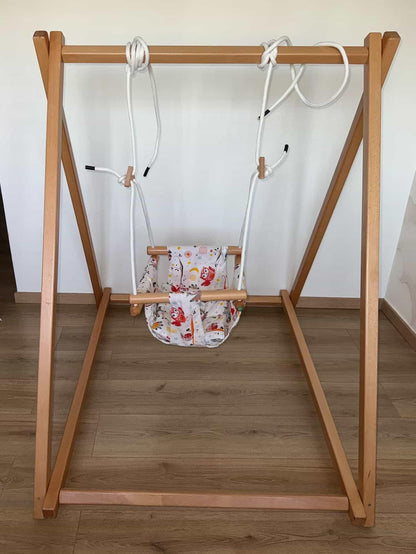 Balançoire Bébé en Bois