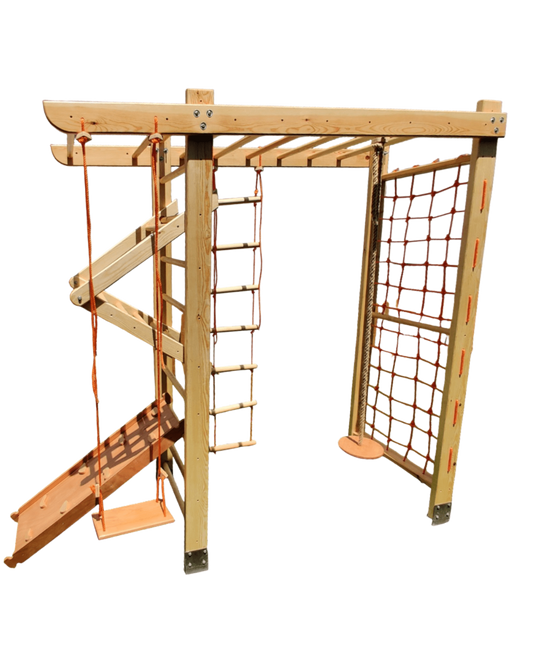 Échelle Suédoise Pro 4 Terrain de Jeu Extérieur Bois Traité | Maroc